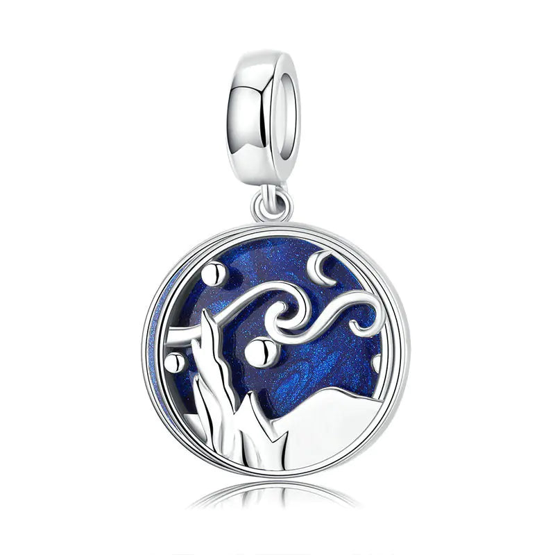 Charm "Starry Sky" 925 Sterling Silver