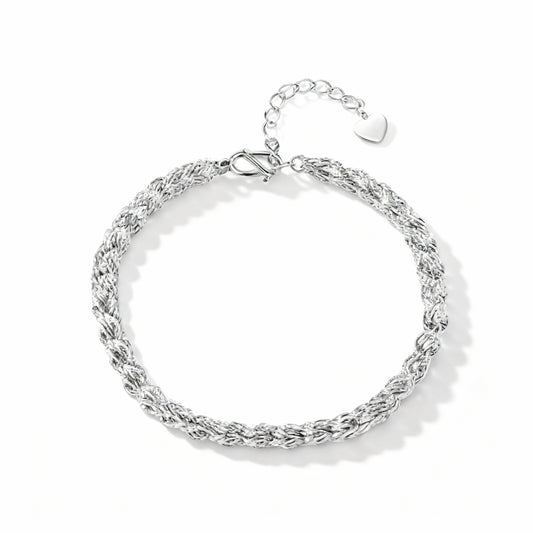 Elegant Silver Bracelet - 925 Sterling Silver