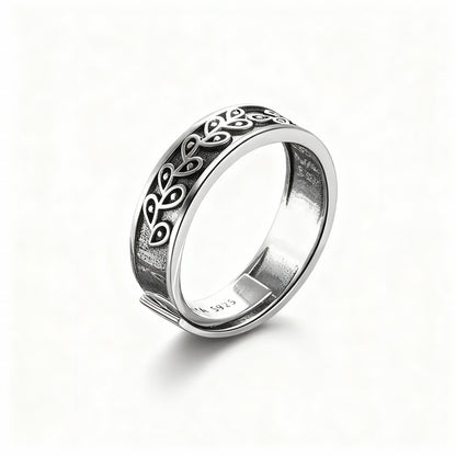 Provence Couple Rings - (Adjustable) - 925 Sterling Silver