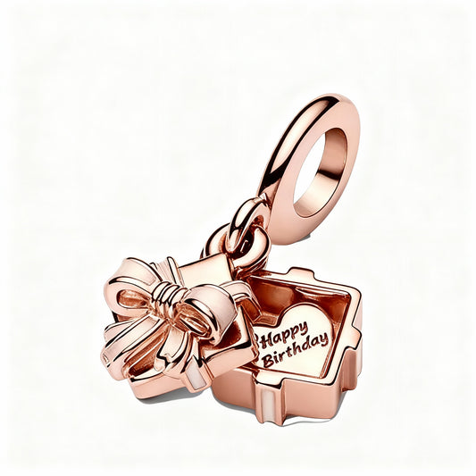 Charm "Birthday Gift" 925 Sterling Silver