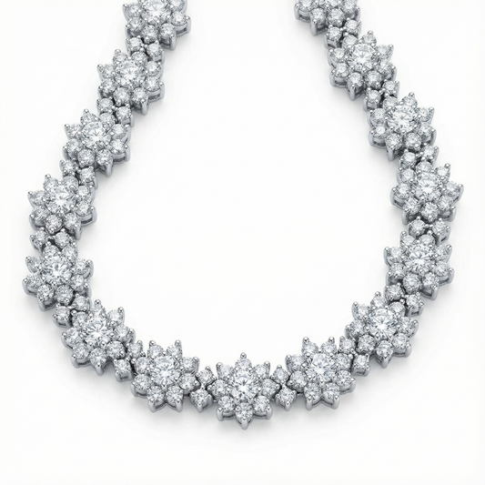 Sunflower Necklace - 925 Sterling Silver