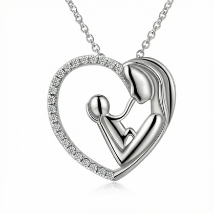 Eternal Embrace Necklace - 925 Sterling Silver