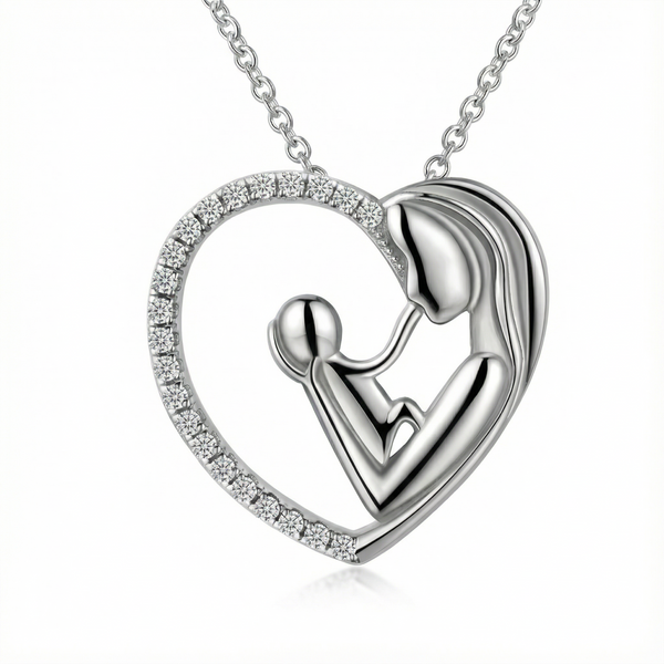 Eternal Embrace Necklace - 925 Sterling Silver