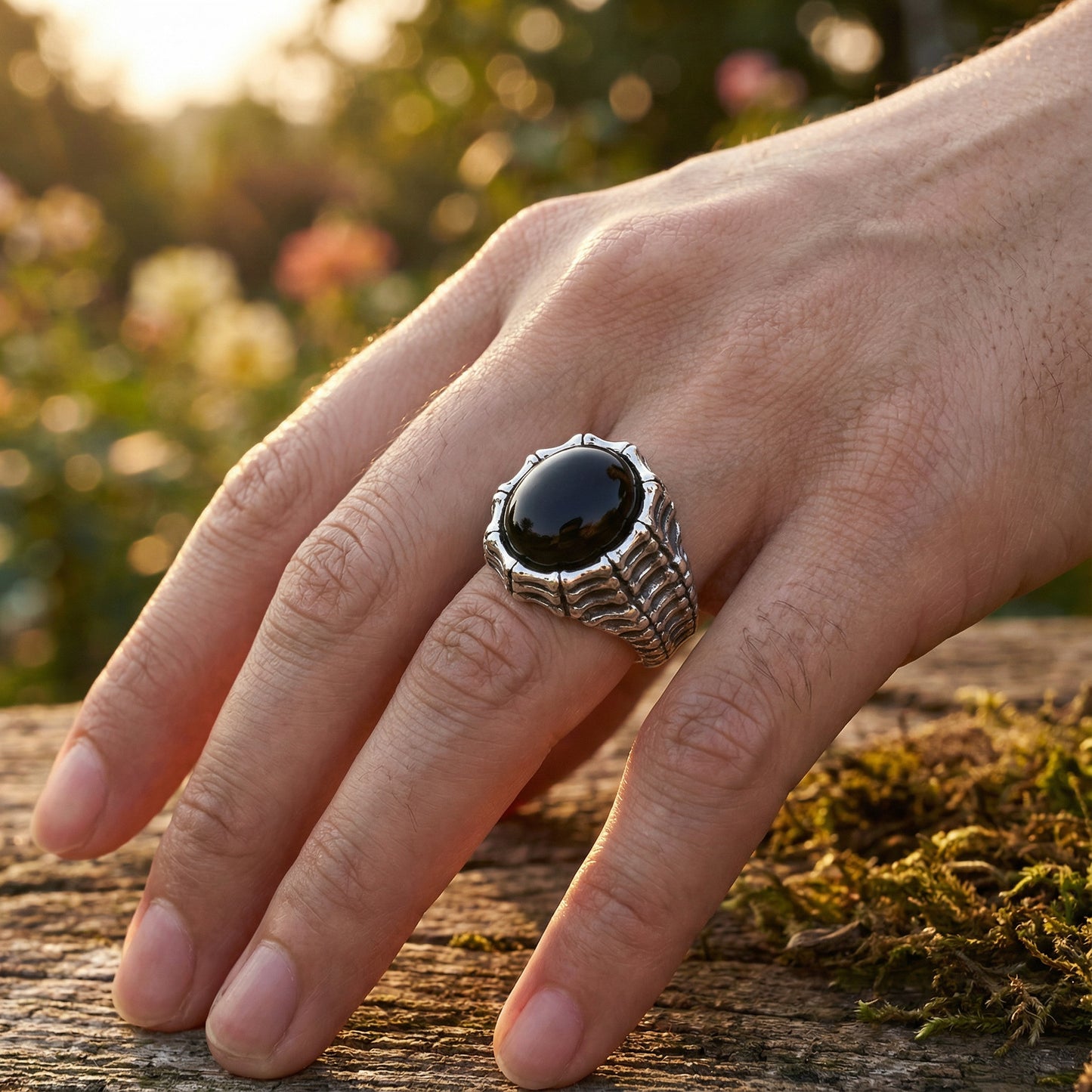 Vintage Thai Ring - (Adjustable) - 925 Sterling Silver