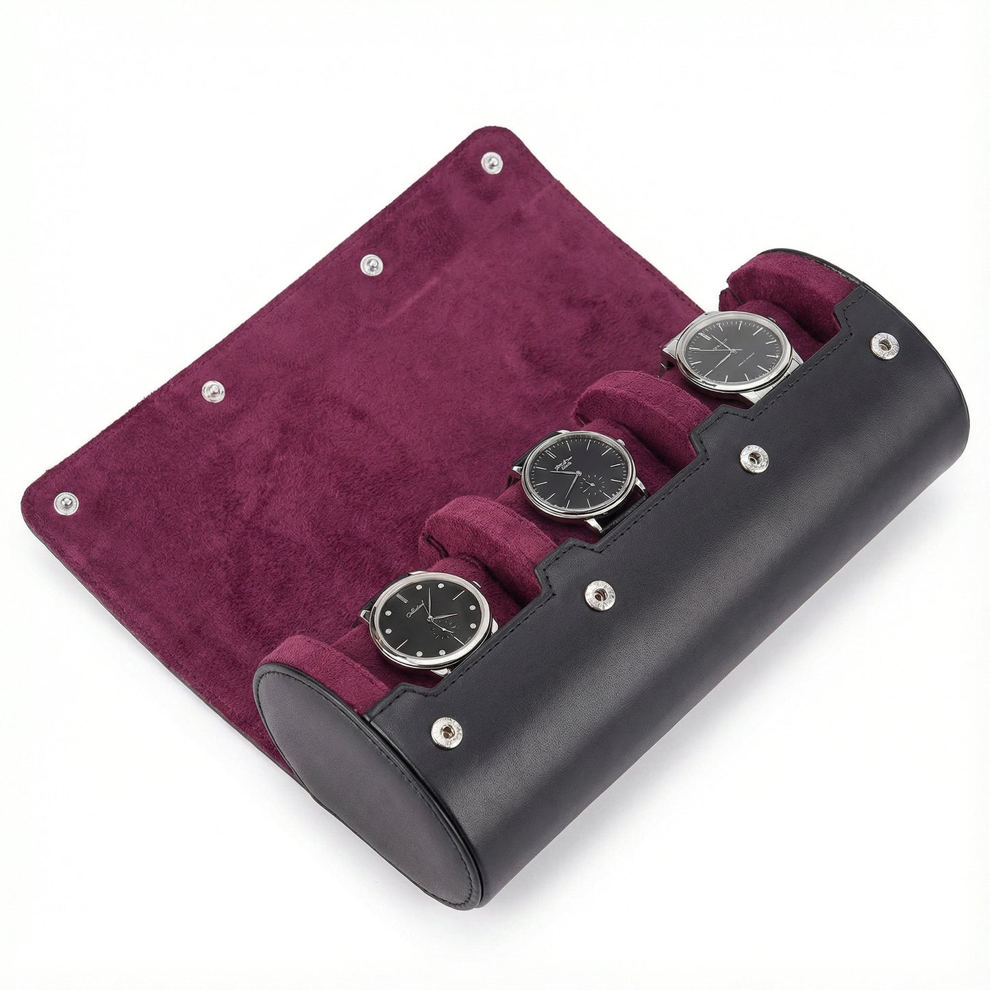 Leather Portable Watch Box - (Up to 3)