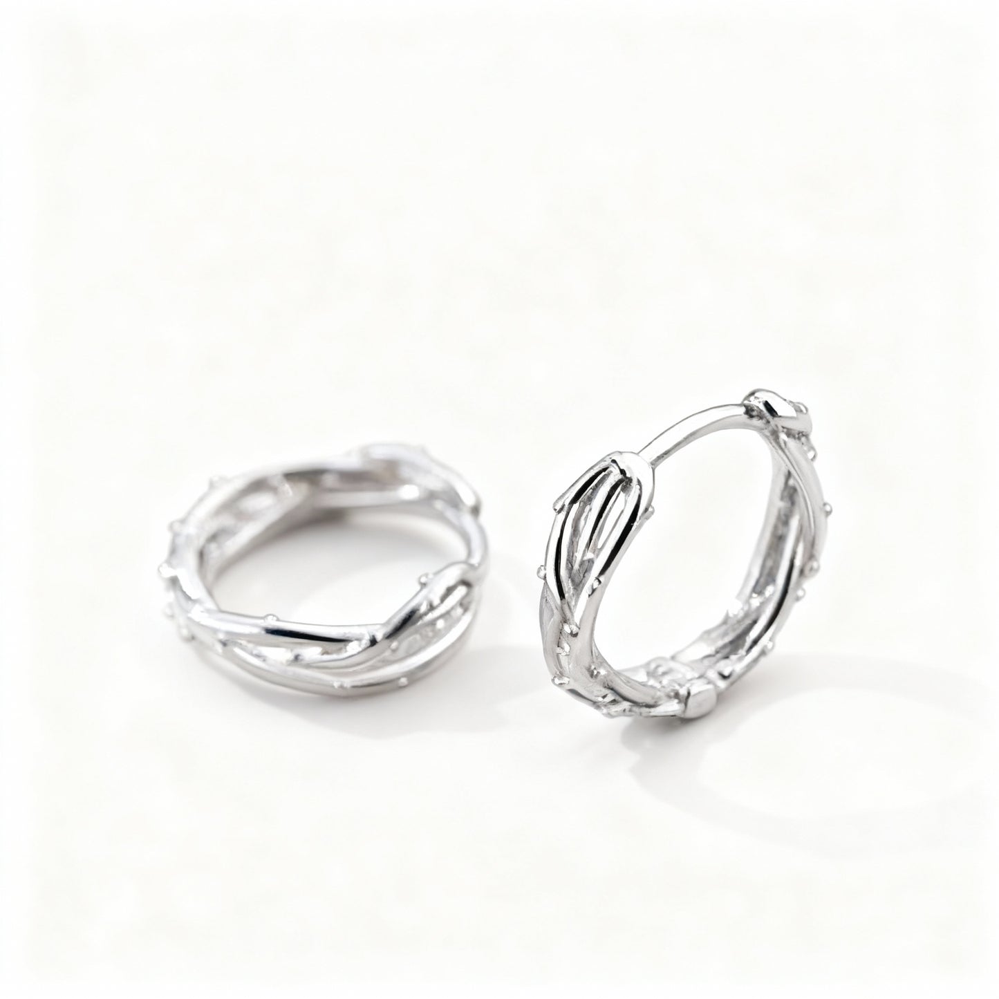 Thorn Earrings - 925 Sterling Silver