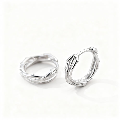 Thorn Earrings - 925 Sterling Silver