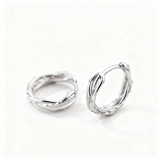 Thorn Earrings - 925 Sterling Silver