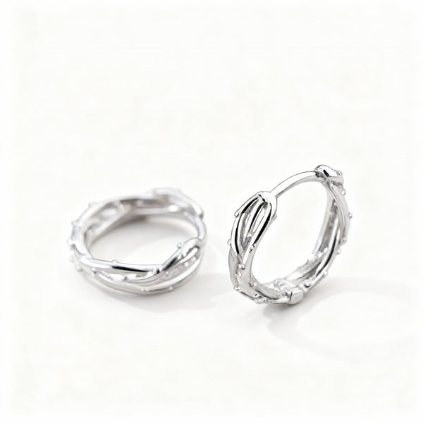 Thorn Earrings - 925 Sterling Silver