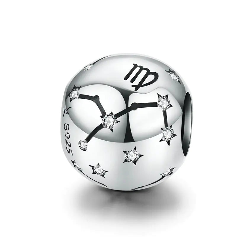 Charm "Zodiac" 925 Sterling Silver (One)