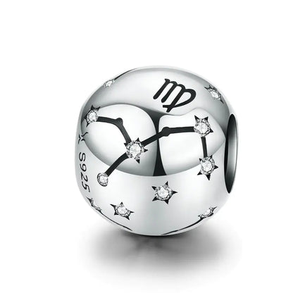 Charm "Zodiac" 925 Sterling Silver (One)