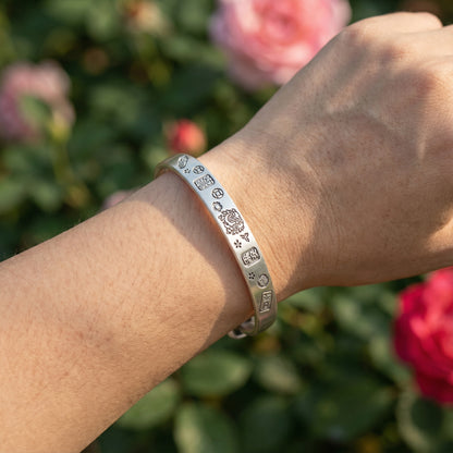 Dragon Sterling Silver Bracelet - 925 Sterling Silver