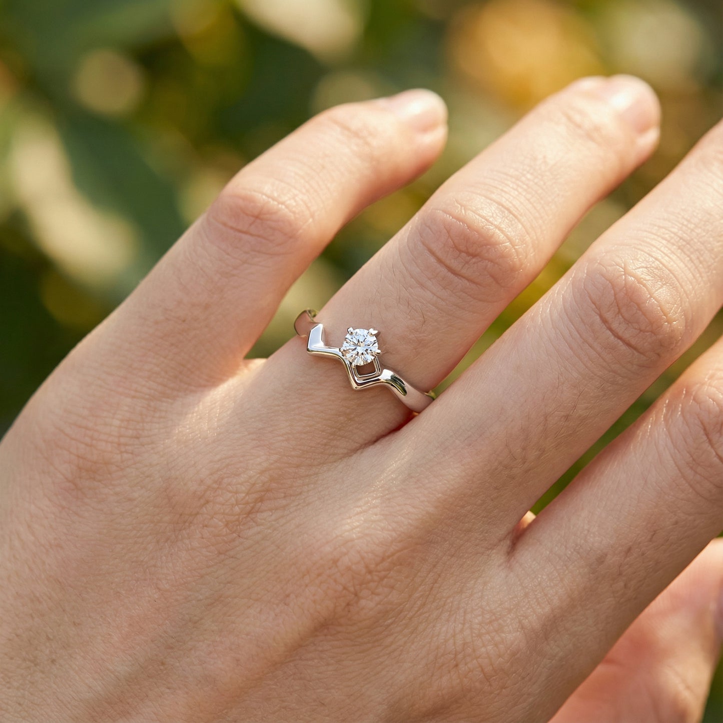 Star Couple Rings - (Adjustable) - 925 Sterling Silver