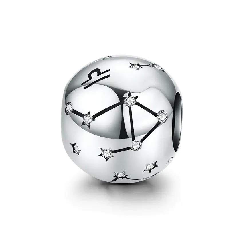 Charm "Zodiac" 925 Sterling Silver (One)