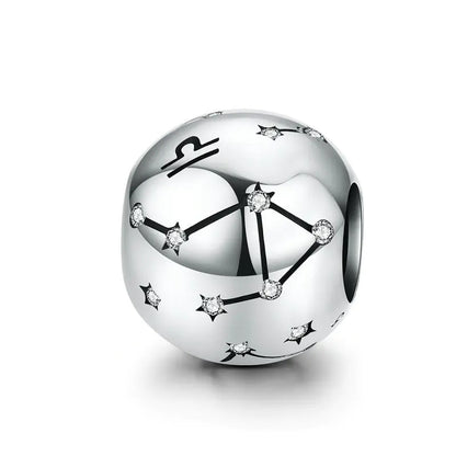Charm "Zodiac" 925 Sterling Silver (One)