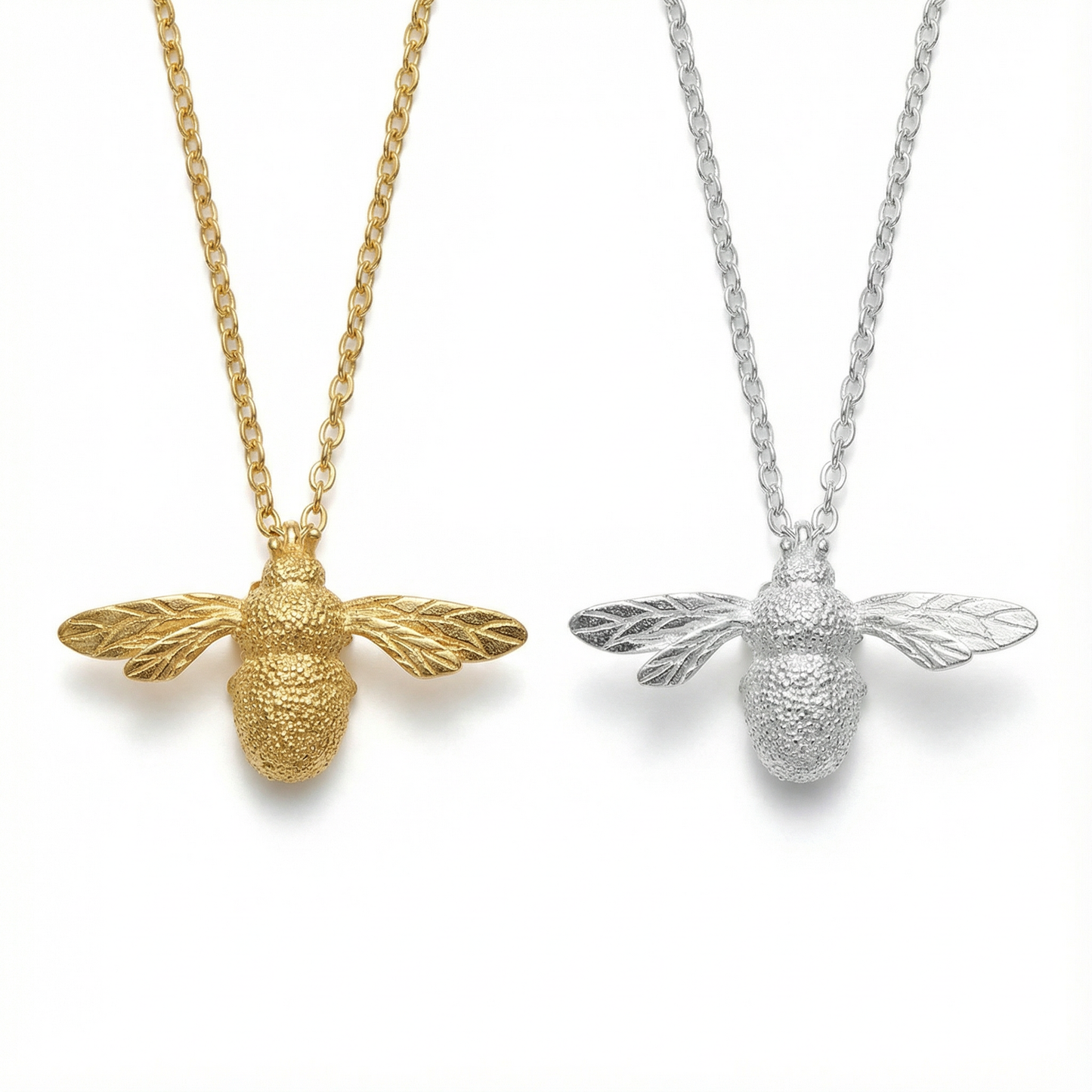 Bee Necklace - 925 Sterling Silver