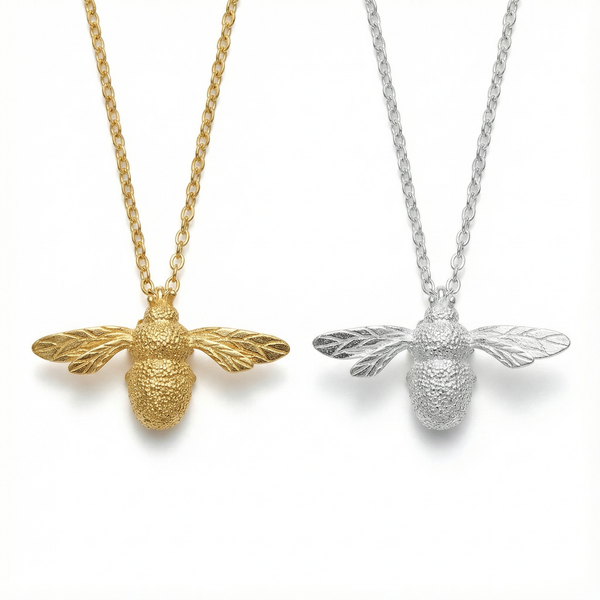 Bee Necklace - 925 Sterling Silver