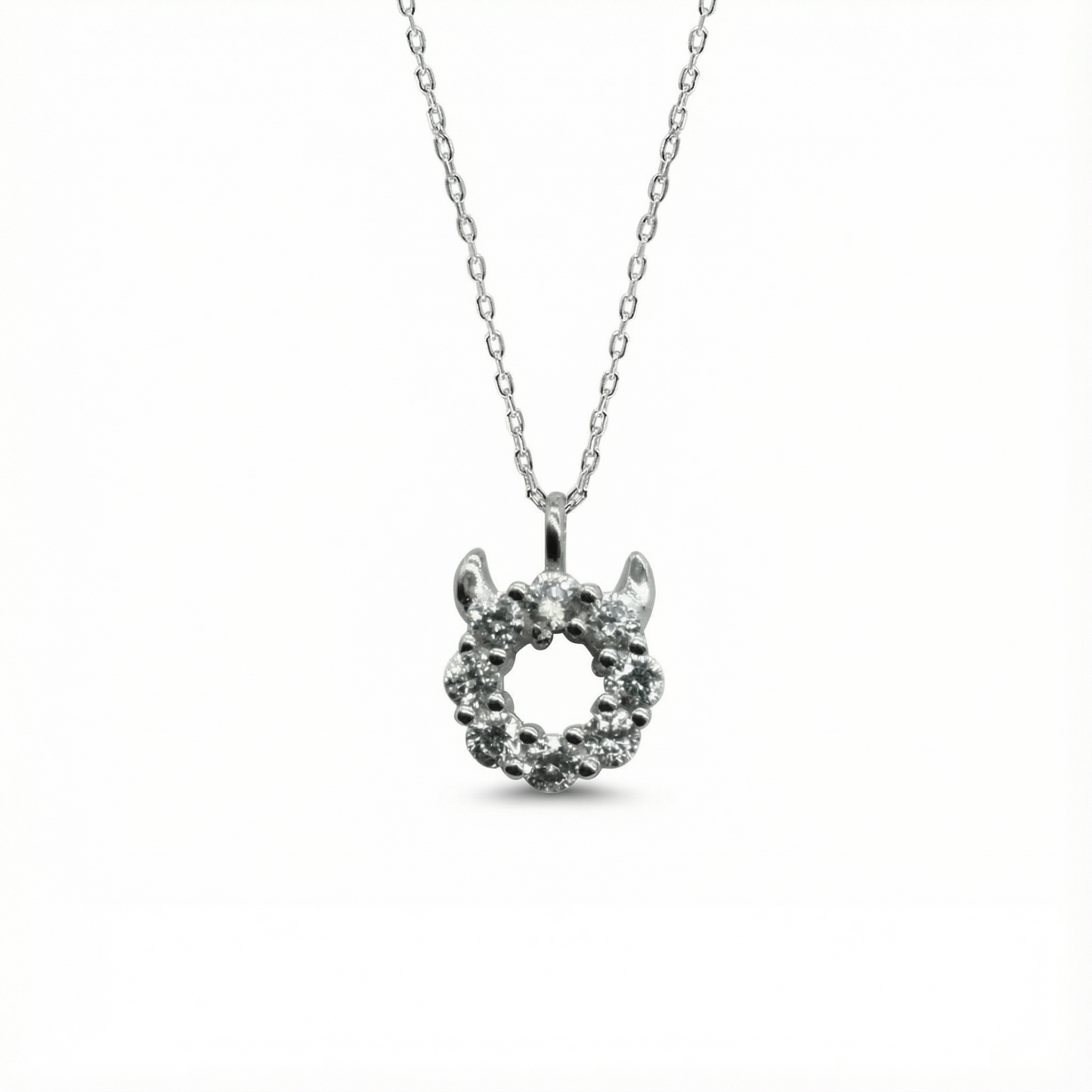Silver Devil Necklace - 925 Sterling Silver