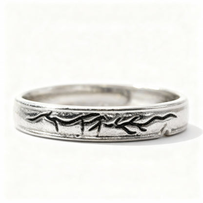 Thai Leaf Couple Set - (Adjustable) - 925 Sterling Silver