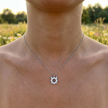 Silver Devil Necklace - 925 Sterling Silver