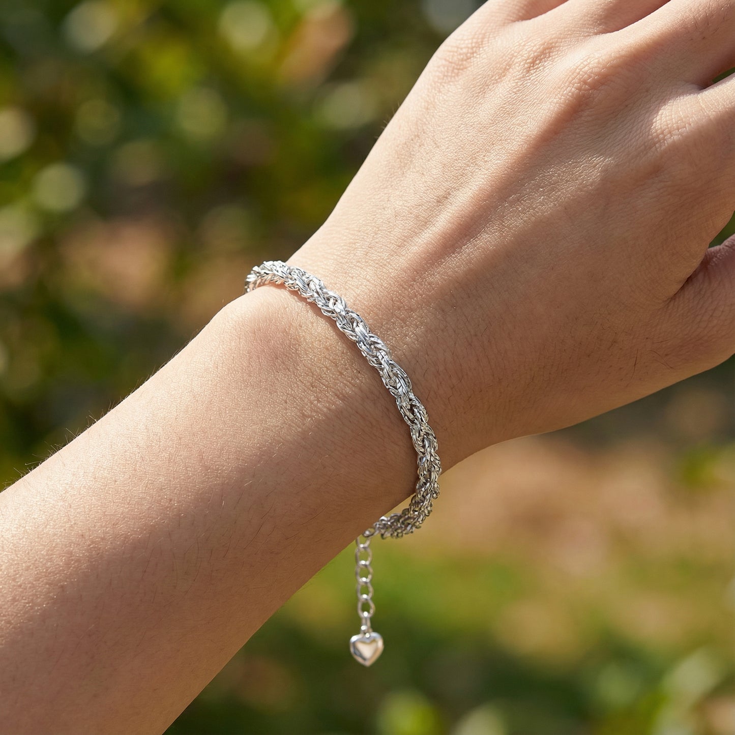 Elegant Silver Bracelet - 925 Sterling Silver