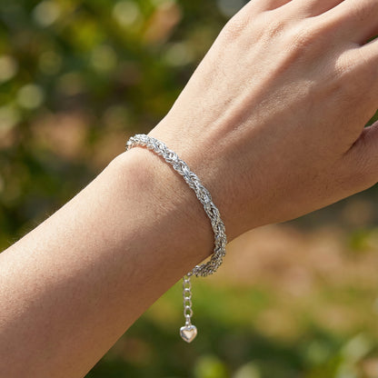 Elegant Silver Bracelet - 925 Sterling Silver