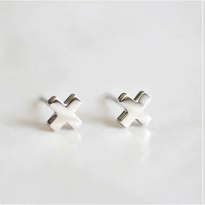 Collection of Stud Earrings - Sterling Silver