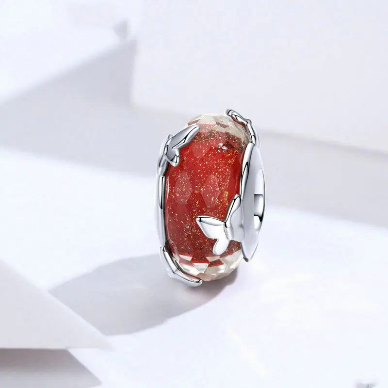 Charm "Red Passion" - 925 Sterling Silver