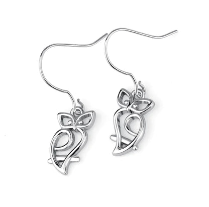 Silver Hook Earrings - 925 Sterling Silver