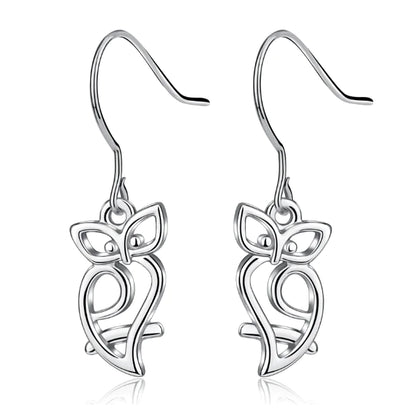 Silver Hook Earrings - 925 Sterling Silver