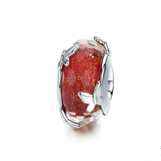 Charm "Red Passion" - 925 Sterling Silver