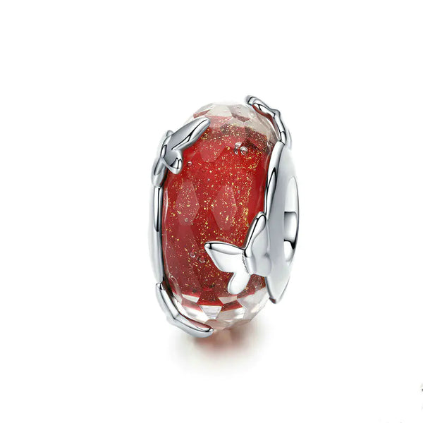 Charm "Red Passion" - 925 Sterling Silver