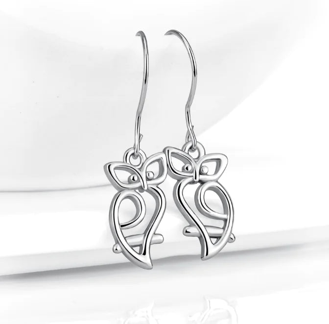 Silver Hook Earrings - 925 Sterling Silver